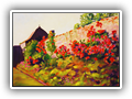 Rose Garden (Normandy) 12x16 oil