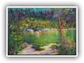 Late Afternoon, Coquitlam River Park 11x14 Oil $475